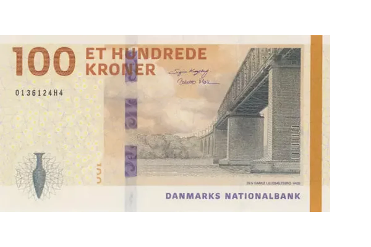 Hvad svarer en dansk 100-kroneseddel i 2011 til i 2012?