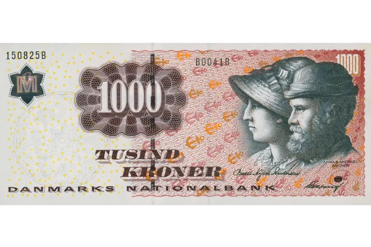 Hvad svarer en dansk 1.000-kroneseddel i 2006 til i 2007?
