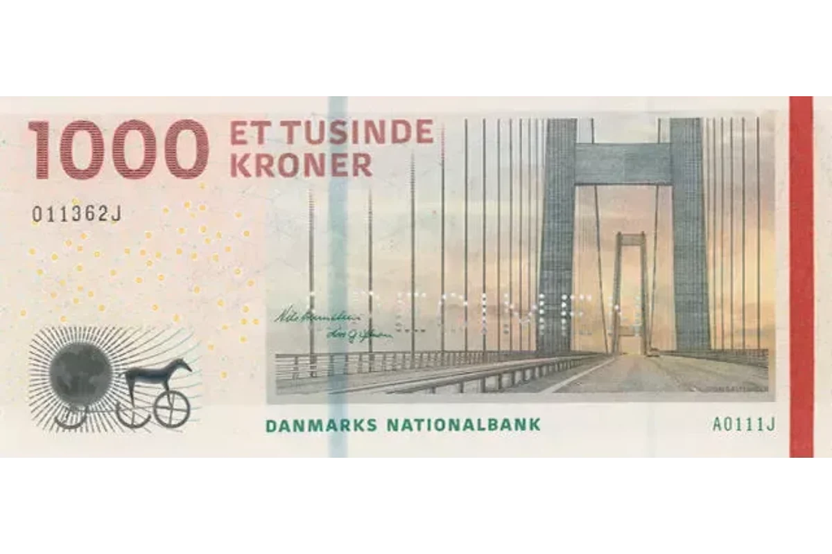 Hvad svarer en dansk 1.000-kroneseddel i 2018 til i 2019?