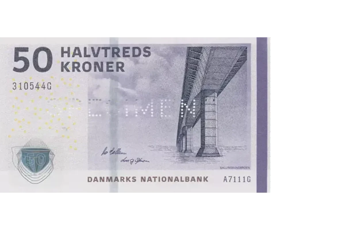 Hvad svarer en dansk 50-kroneseddel i 2021 til i 2022?