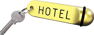Priserne på hoteller, moteller, kroer o.l. stiger 6,5 % i maj 2024